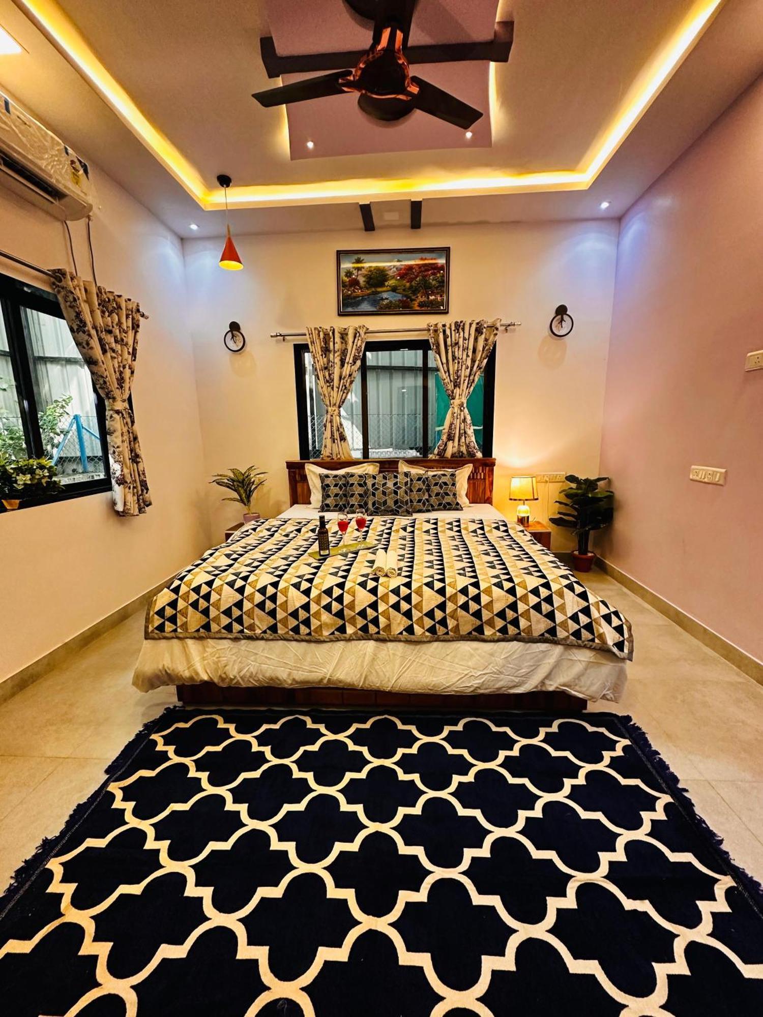 Seas The Day Luxurious 5Bhk Villa 2Min From Awas Beach With Huge Private Pool Alībāg Eksteriør billede
