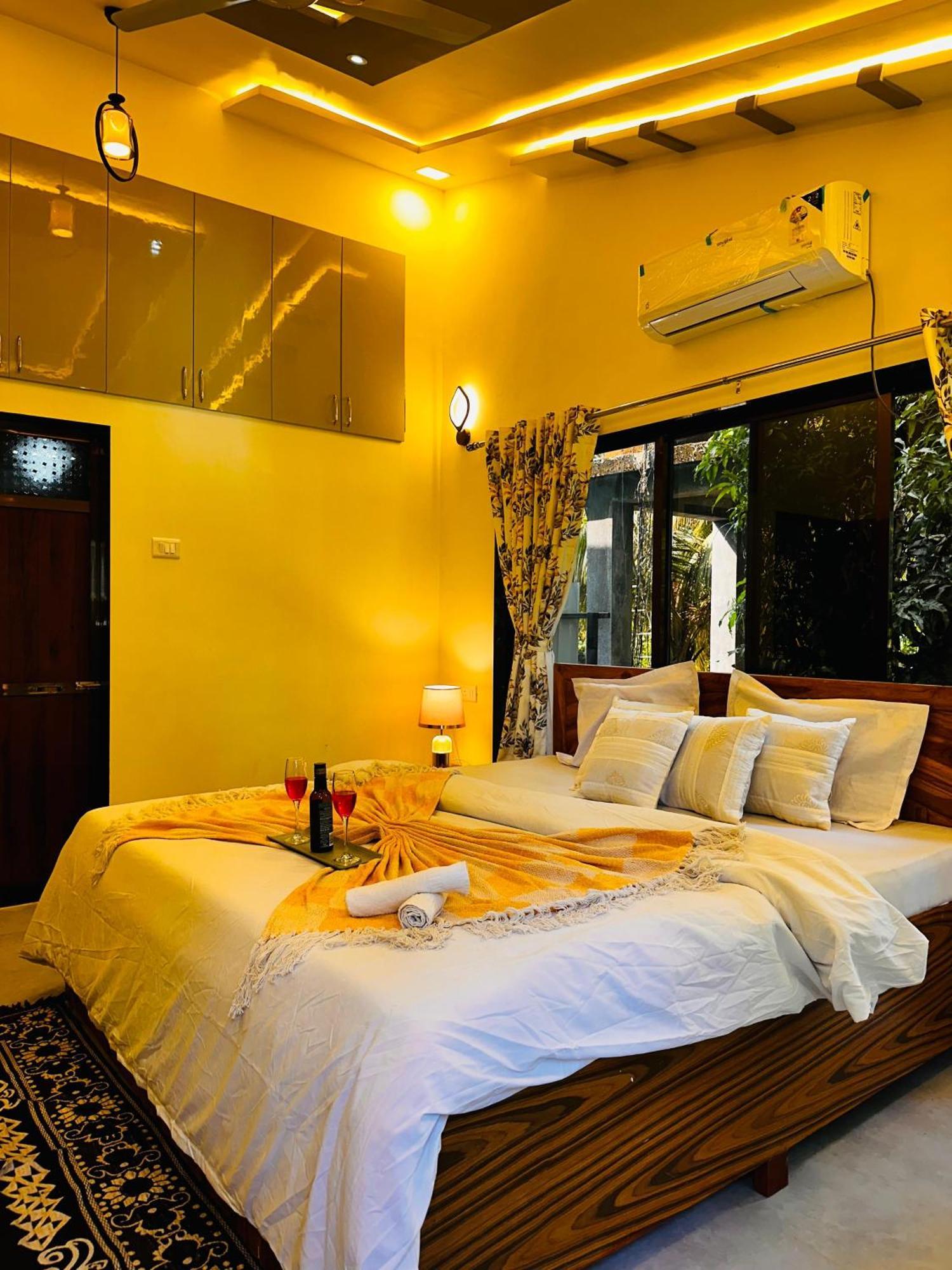 Seas The Day Luxurious 5Bhk Villa 2Min From Awas Beach With Huge Private Pool Alībāg Eksteriør billede
