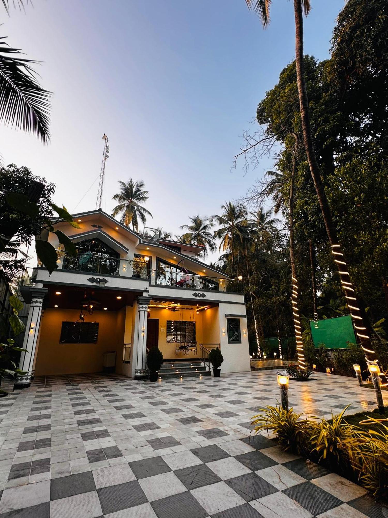 Seas The Day Luxurious 5Bhk Villa 2Min From Awas Beach With Huge Private Pool Alībāg Eksteriør billede