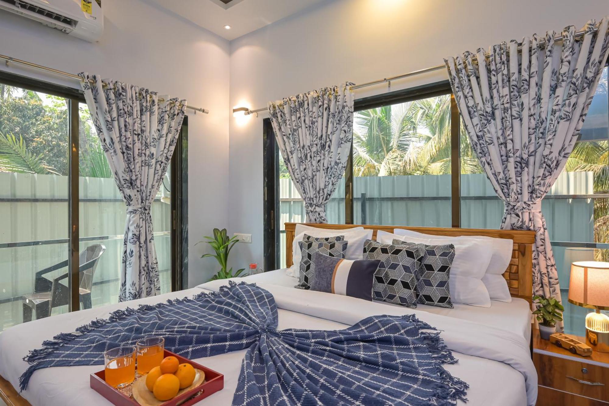 Seas The Day Luxurious 5Bhk Villa 2Min From Awas Beach With Huge Private Pool Alībāg Eksteriør billede