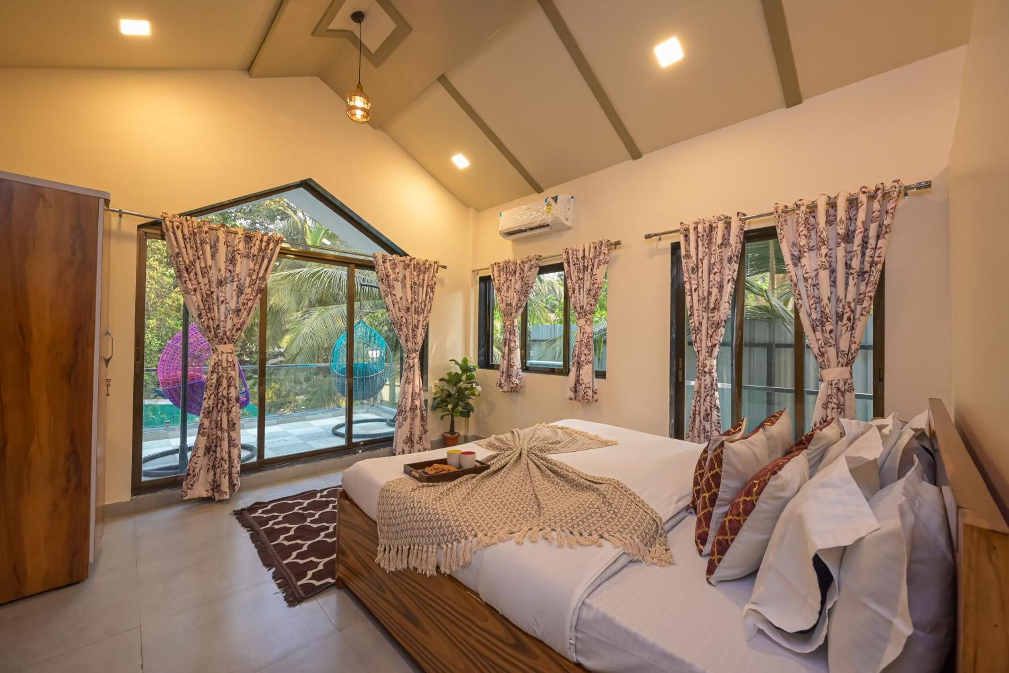 Seas The Day Luxurious 5Bhk Villa 2Min From Awas Beach With Huge Private Pool Alībāg Eksteriør billede