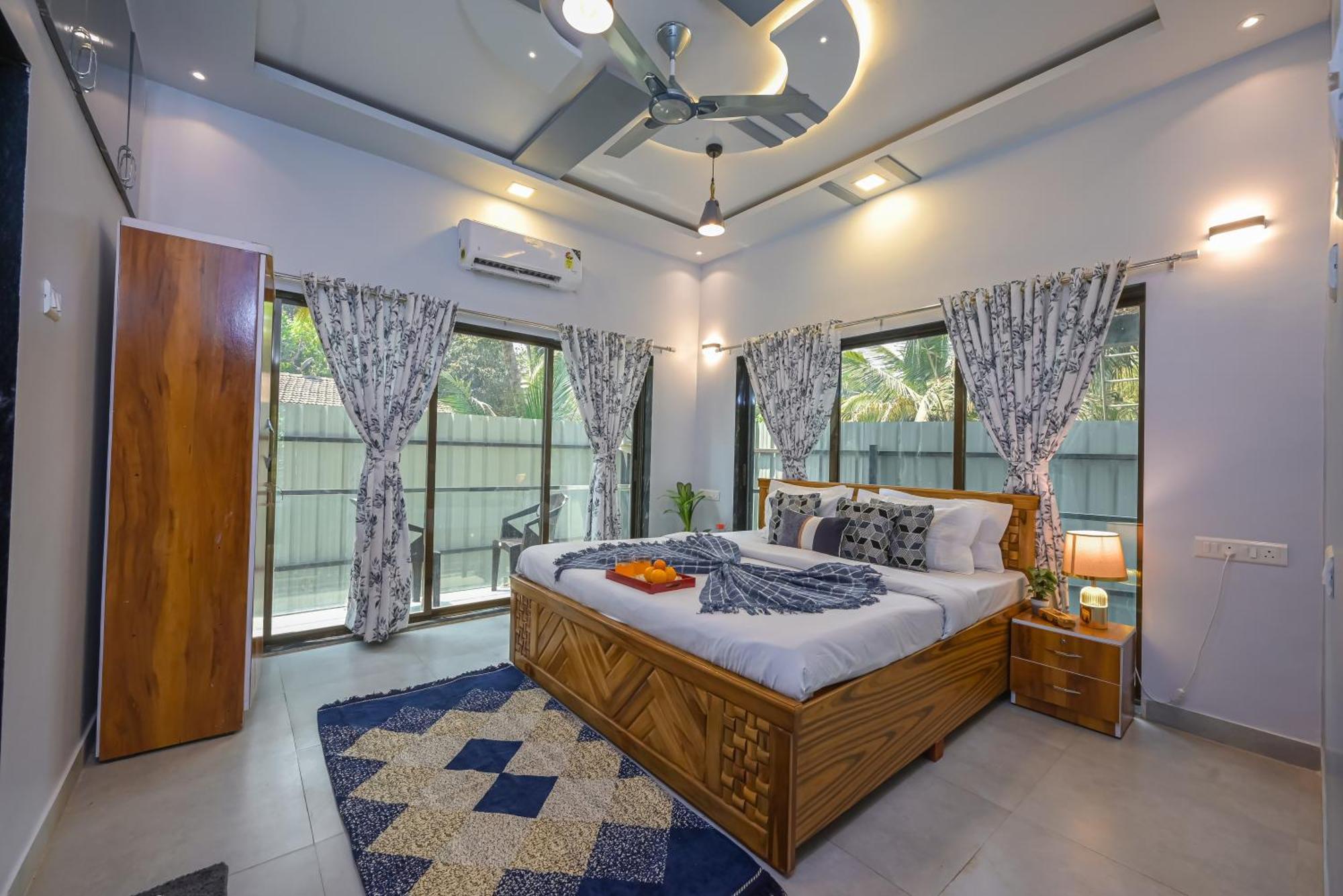 Seas The Day Luxurious 5Bhk Villa 2Min From Awas Beach With Huge Private Pool Alībāg Eksteriør billede