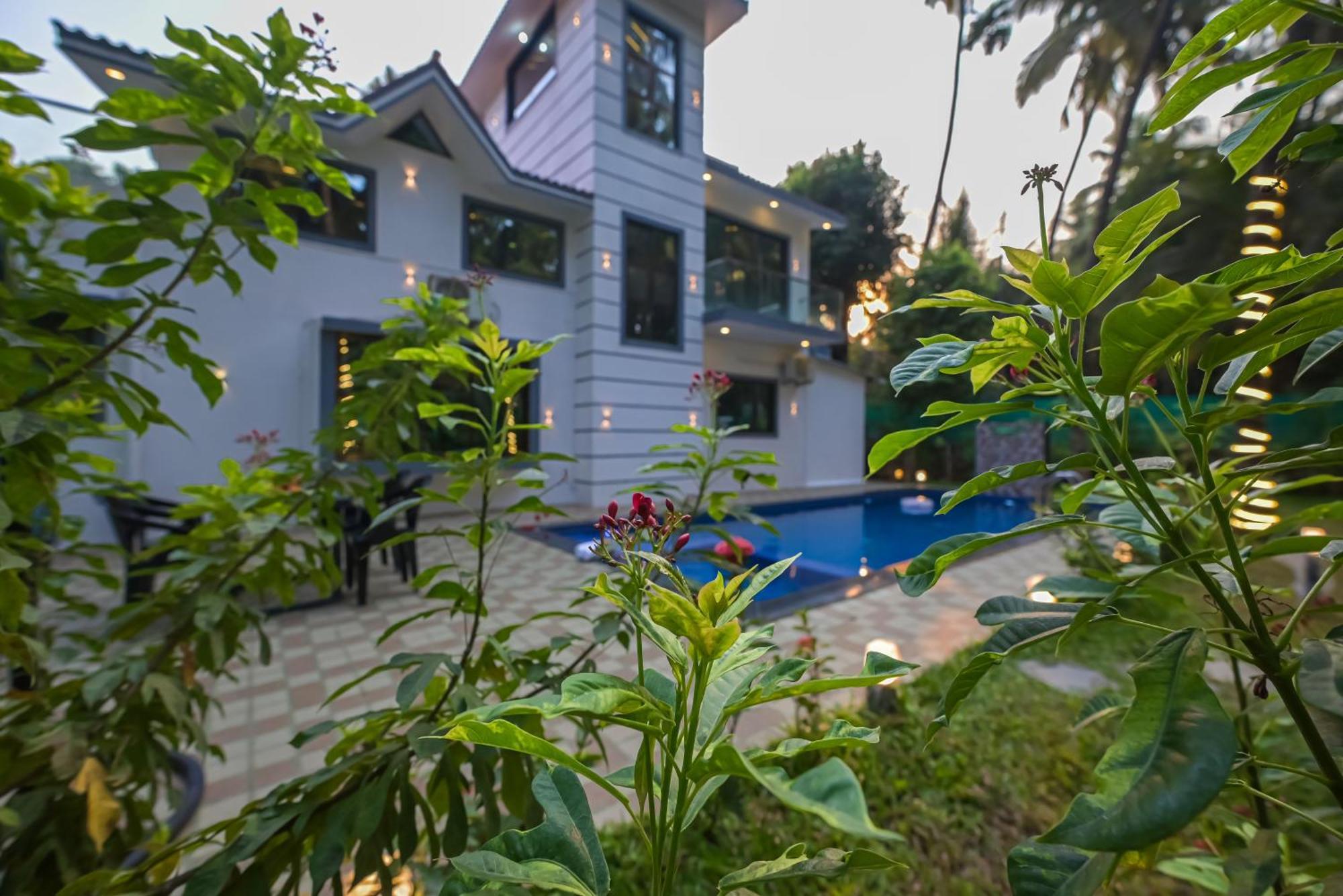 Seas The Day Luxurious 5Bhk Villa 2Min From Awas Beach With Huge Private Pool Alībāg Eksteriør billede