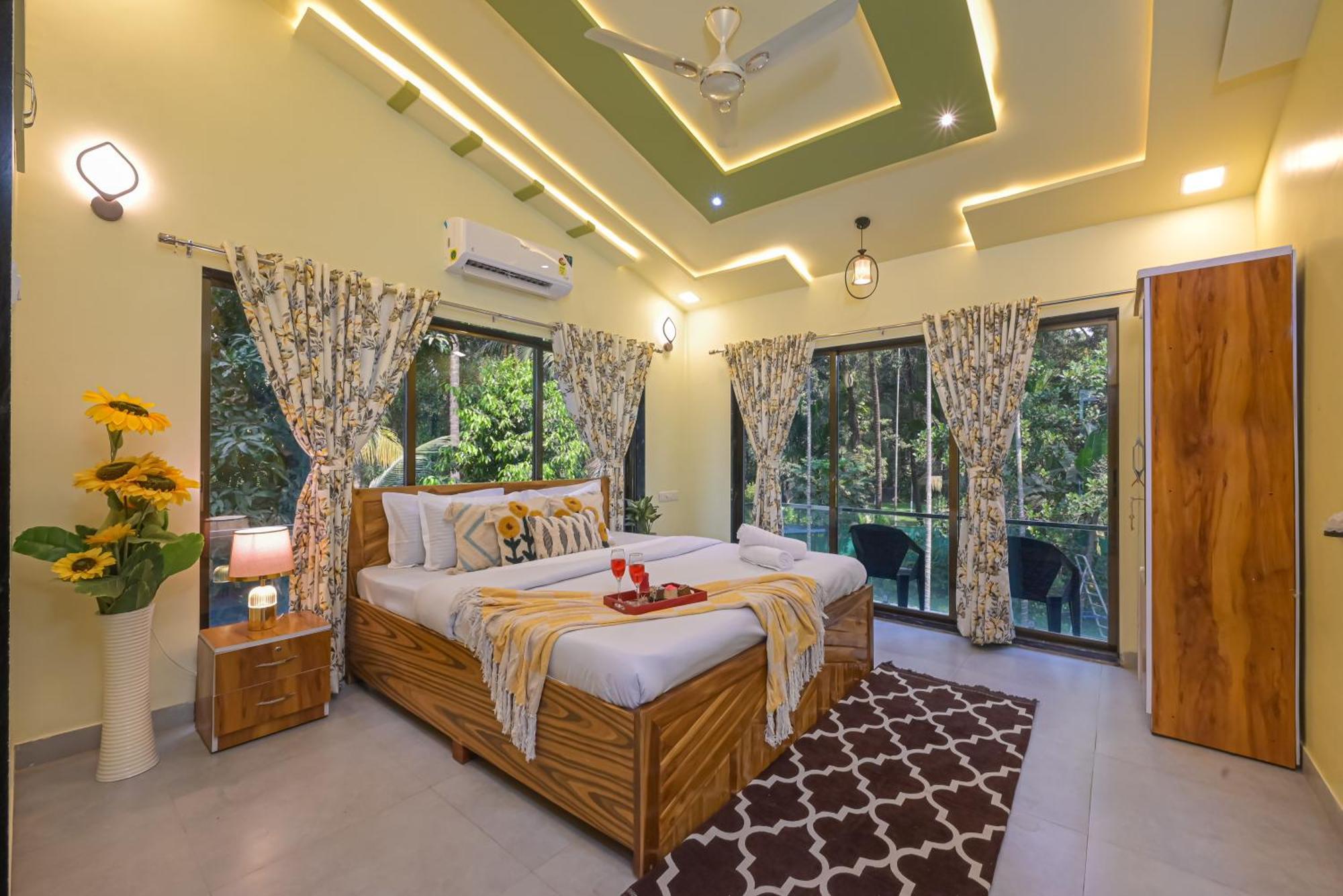 Seas The Day Luxurious 5Bhk Villa 2Min From Awas Beach With Huge Private Pool Alībāg Eksteriør billede