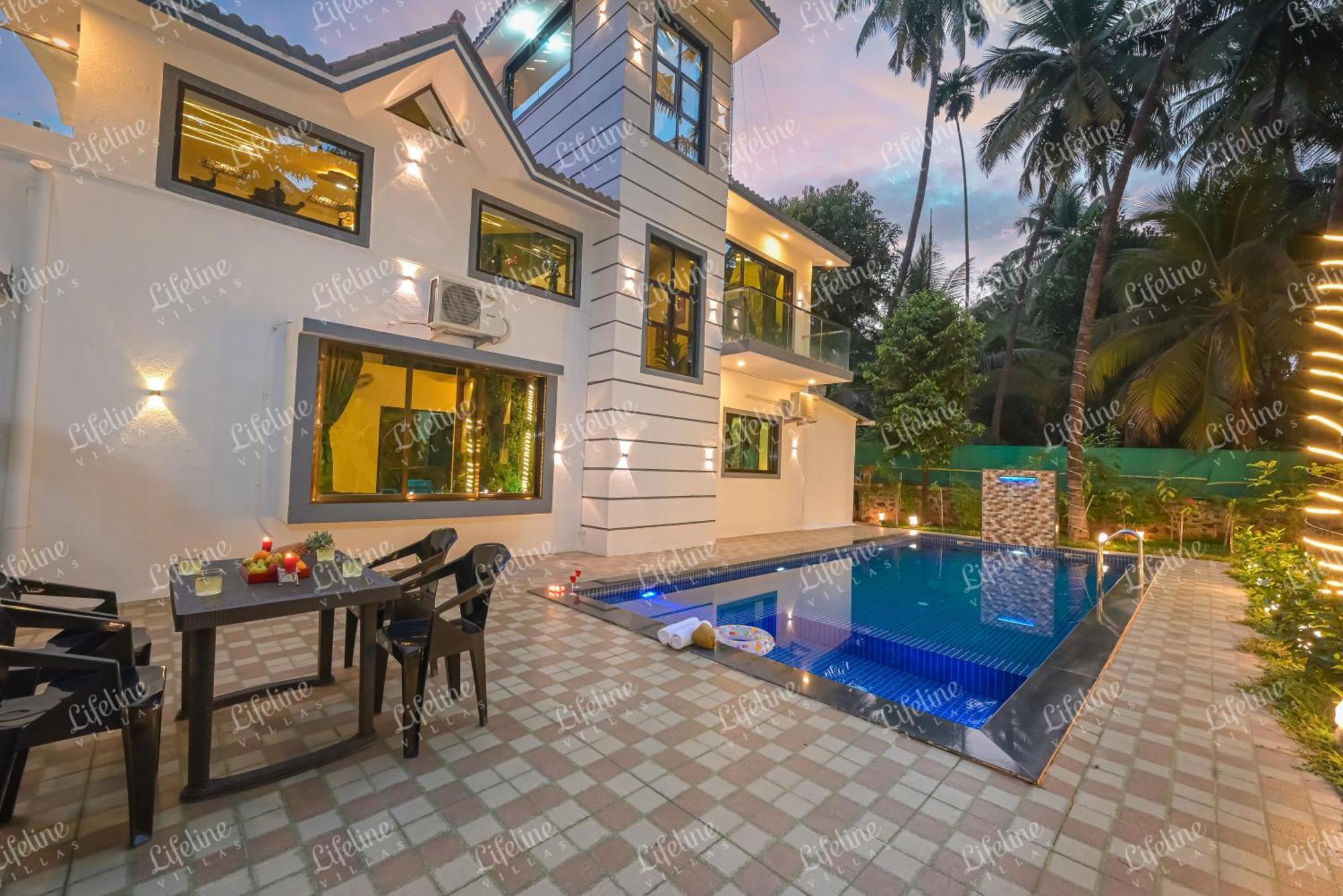 Seas The Day Luxurious 5Bhk Villa 2Min From Awas Beach With Huge Private Pool Alībāg Eksteriør billede